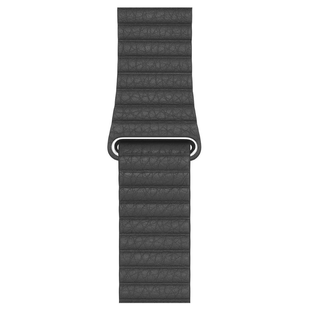 Apple 44mm Black Leather Loop Medium for Apple Watch (Compatible with Apple Watch 42/44/45mm)