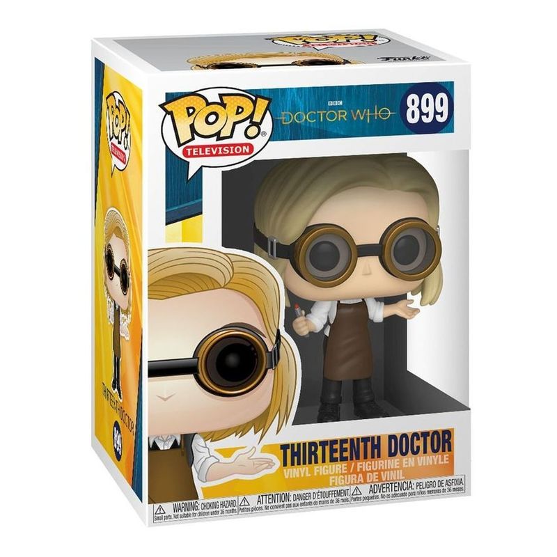مجسم شخصية دكتور هو الثالث عشر مع نظارات واقية من  العرض التلفزيوني  دكتور هو من مجموعة فانكو بوب