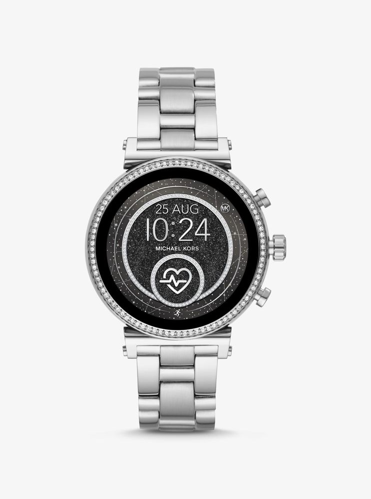 Michael Kors MKT5061 Silver Smartwatch 41mm (Gen 4)