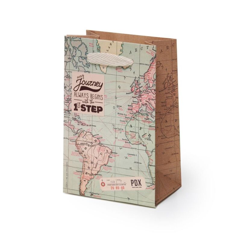 Legami Map Gift Bag - Small Legami Map Gift Bag - Small
