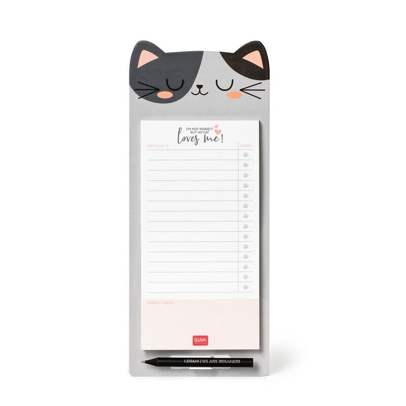 Legami Don't Forget Magnetic Notepad - Kitty