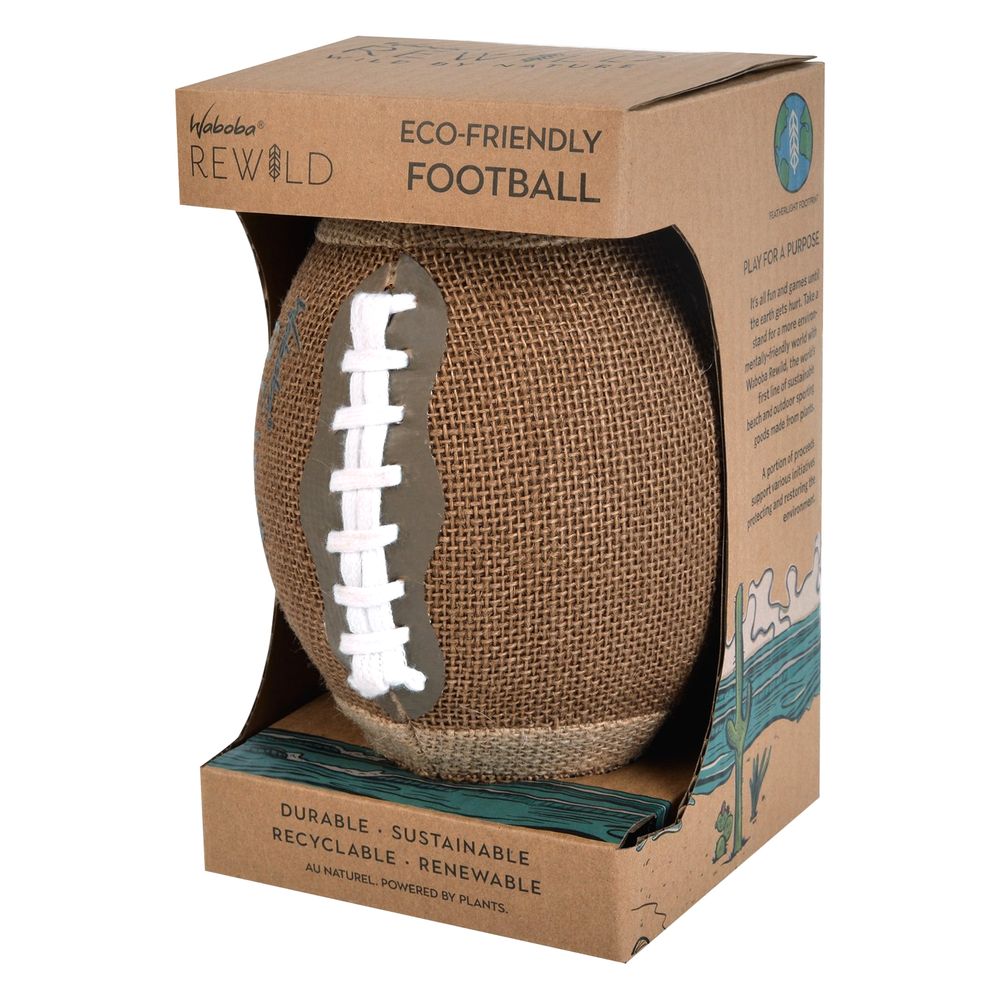 Waboba Rewild Eco-Friendly American Football 9 Inch 702C01