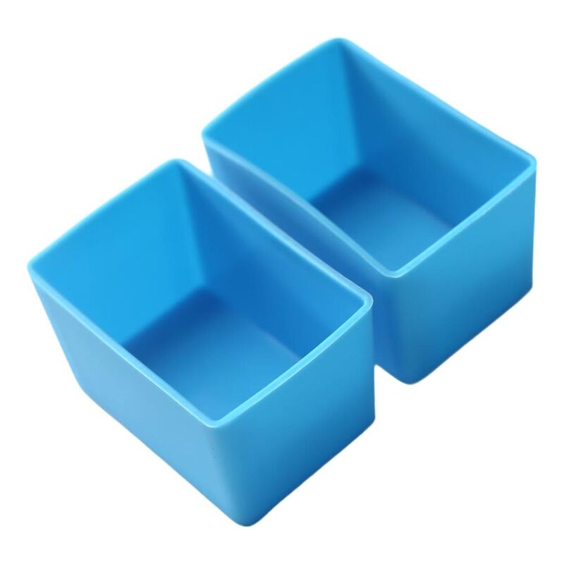 Munch Cups Rectangle Blue (Set of 2) Munch Cups Rectangle Blue (Set of 2)