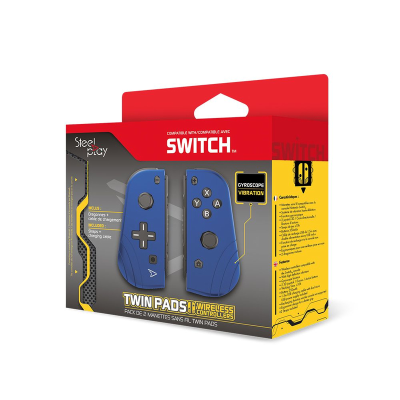 Steelplay Twin Pads Nintendo Switch Wireless Controllers Blue