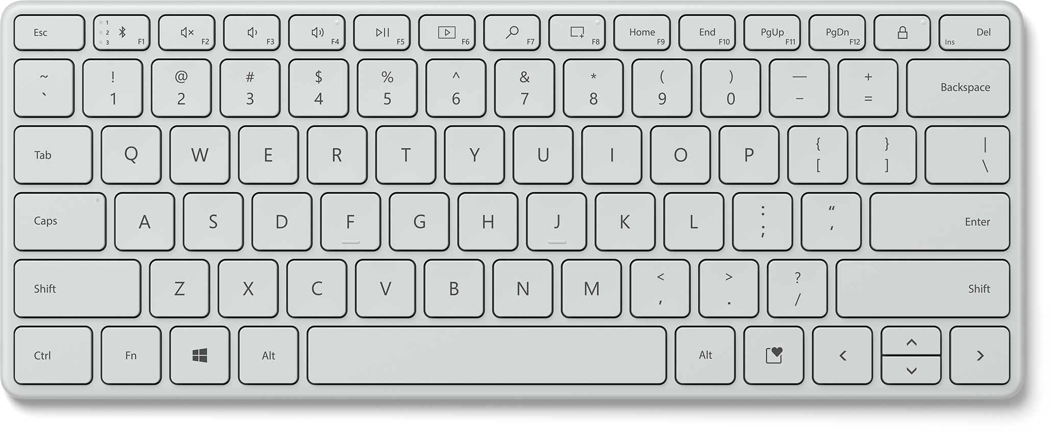 Microsoft Designer Compact Keyboard - (Arabic/English) - Glacier