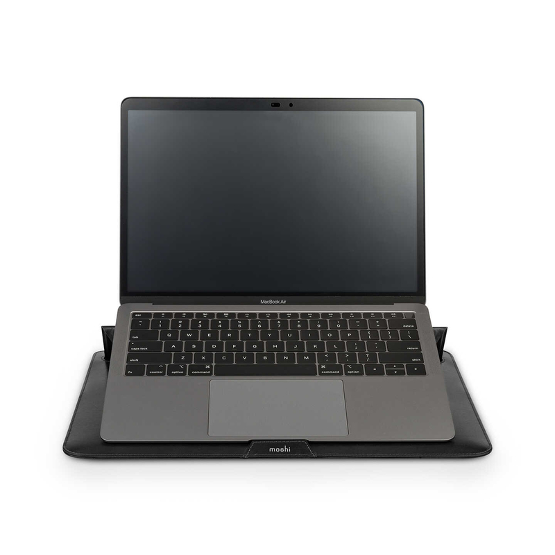 Moshi Muse 3-in-1 Slim Sleeve Jet Black for Laptop 13-Inch