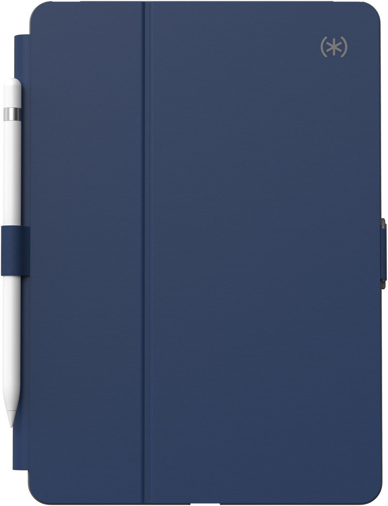Speck Balance Folio Case With Microban for iPad 10.2 2019-21 Arcadia Navy/Moody Grey