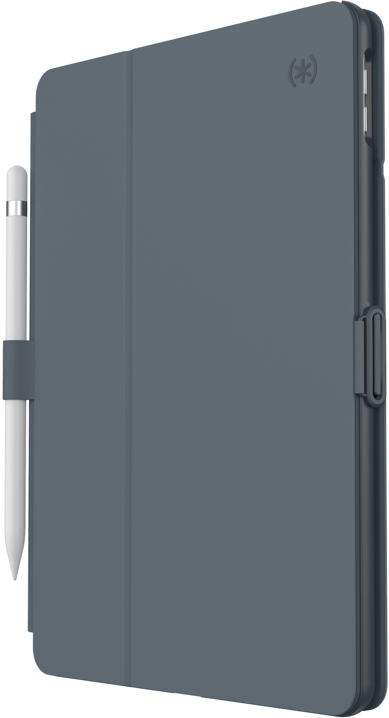 Speck Balance Folio Case With Microban for iPad 10.2 2019-21 Stormy Grey/Charcoal Grey