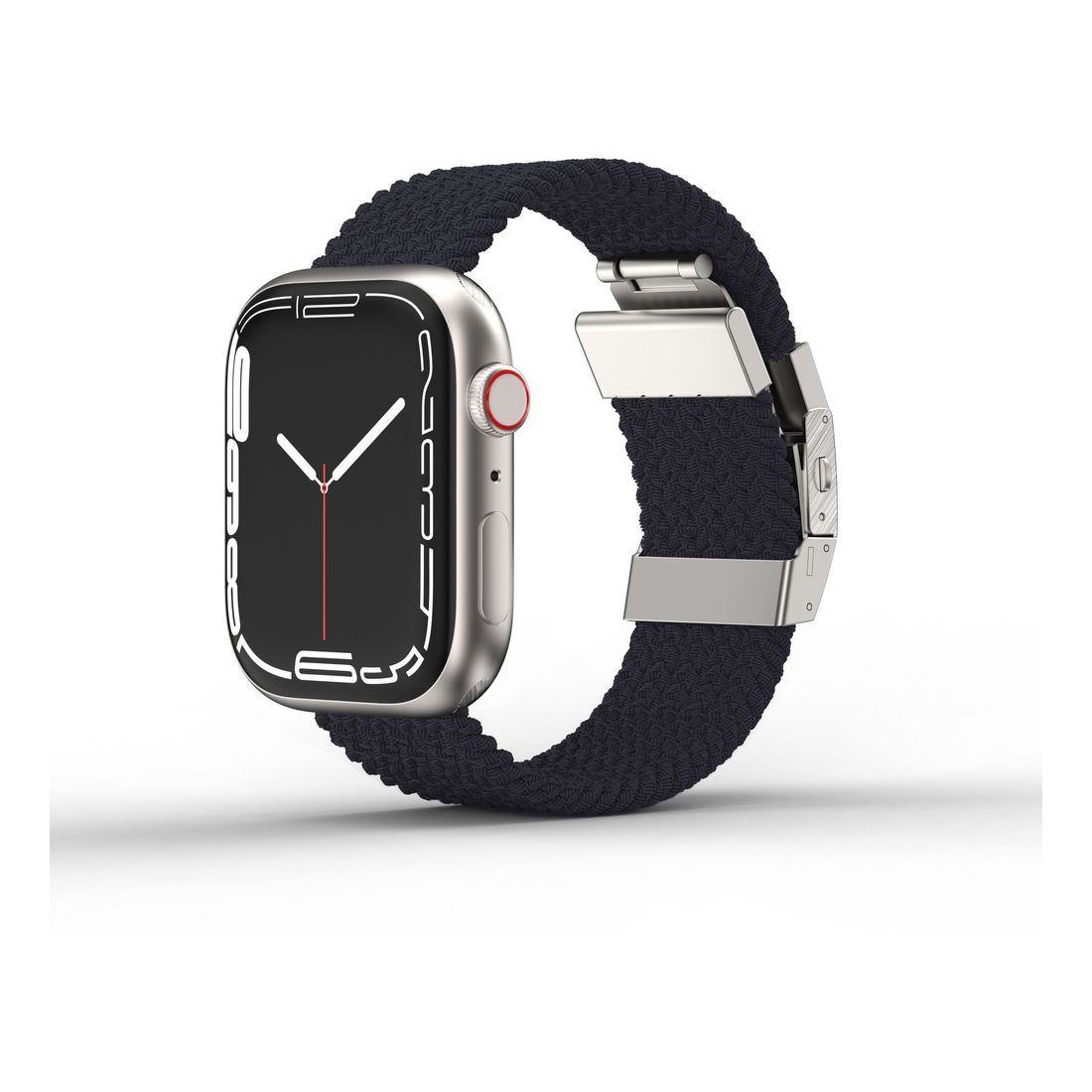 AmazingThing 41mm Titan Weave Braided Sport with Titanlink Band for Apple Watch Series 7 - Light Shadow Black