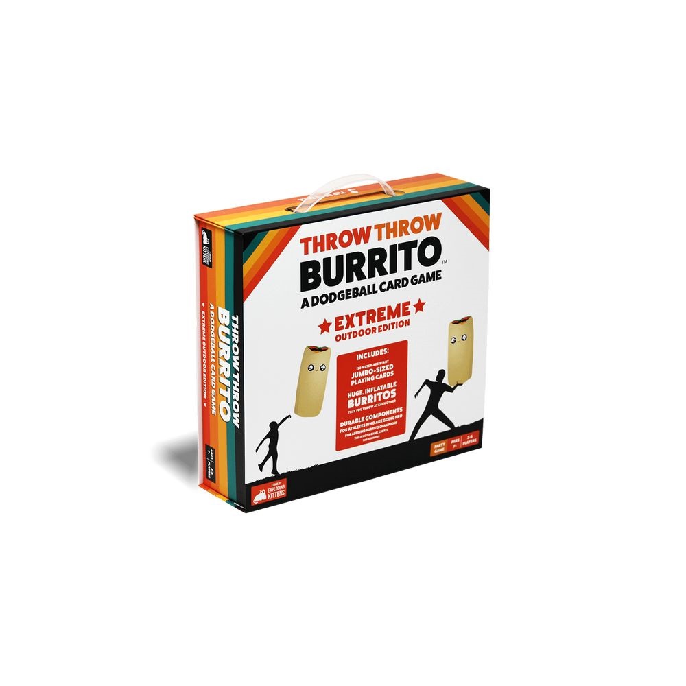 Exploding Kittens Throw Throw Burrito Card Game Extreme Outdoor Edition