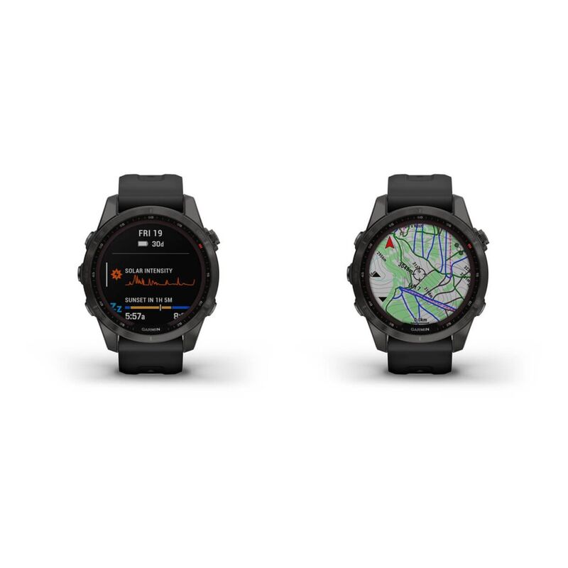 Shop for Garmin Fenix 7S Sapphire Solar 42Mm Carbon Grey DLC