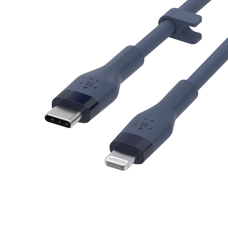 Belkin BoostCharge Flex USB-C Cable with Lightning Connector 1m - Blue