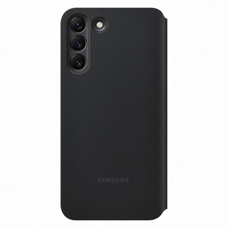 Samsung Clear View Cover Black for Galaxy S22+