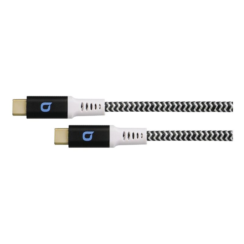 Bionik Lynx Charge Cable 10ft Black/White for Ps5