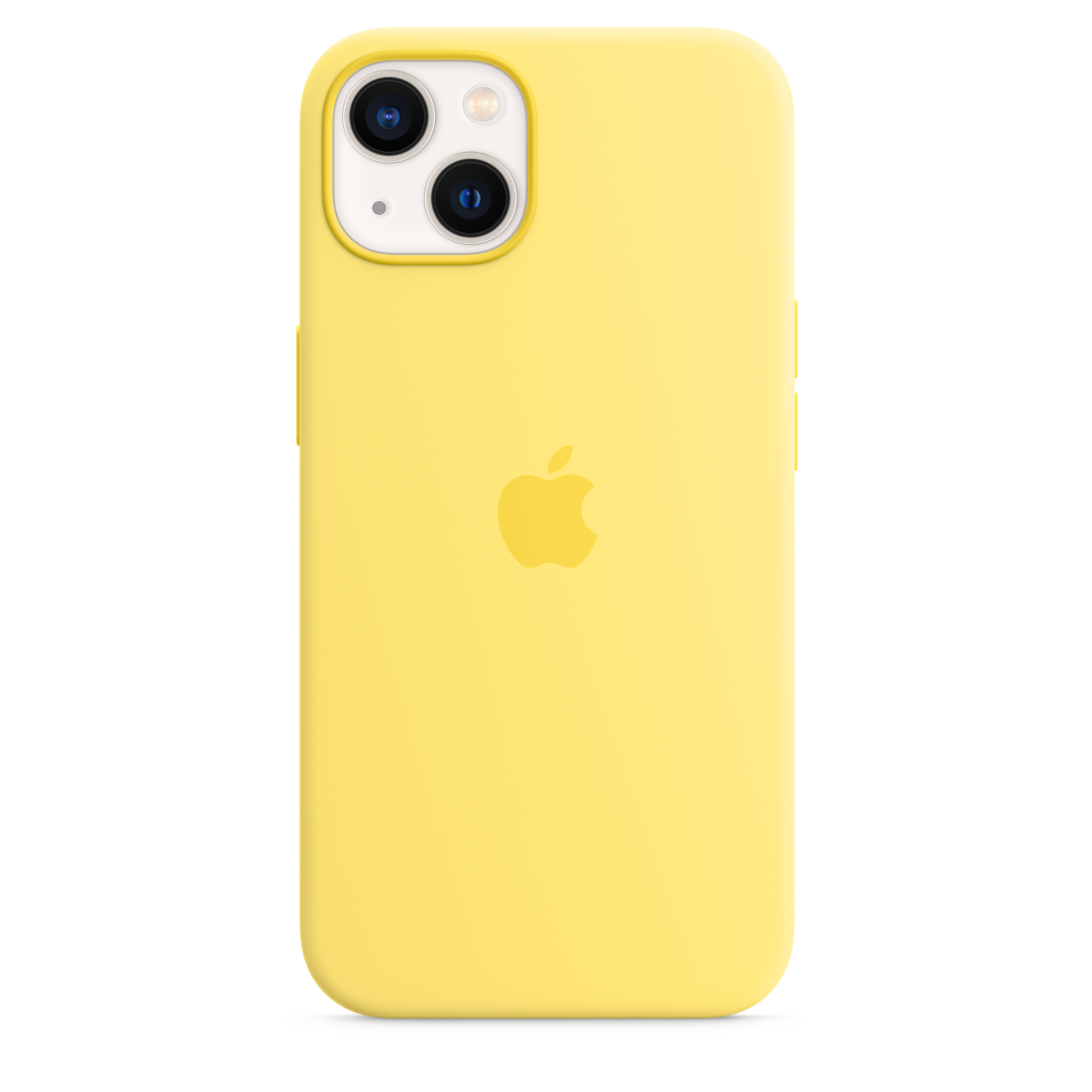 Apple Silicone Case with MagSafe Lemon Zest for iPhone 13
