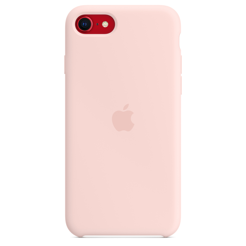 Apple Silicone Case Chalk Pink for iPhone SE (2022)
