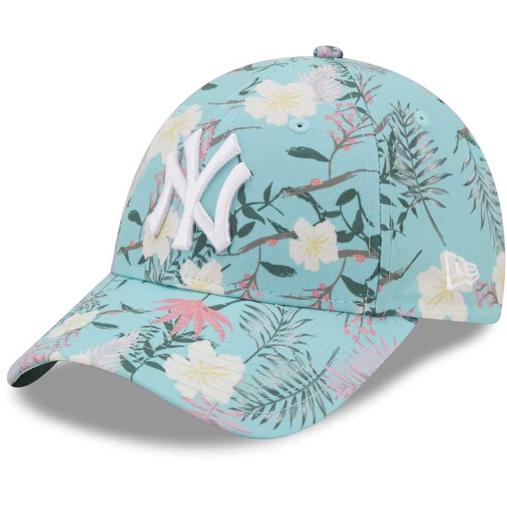 New Era 9Forty MLB New York Yankees Floral Women's Cap - Turquoise (One Size)