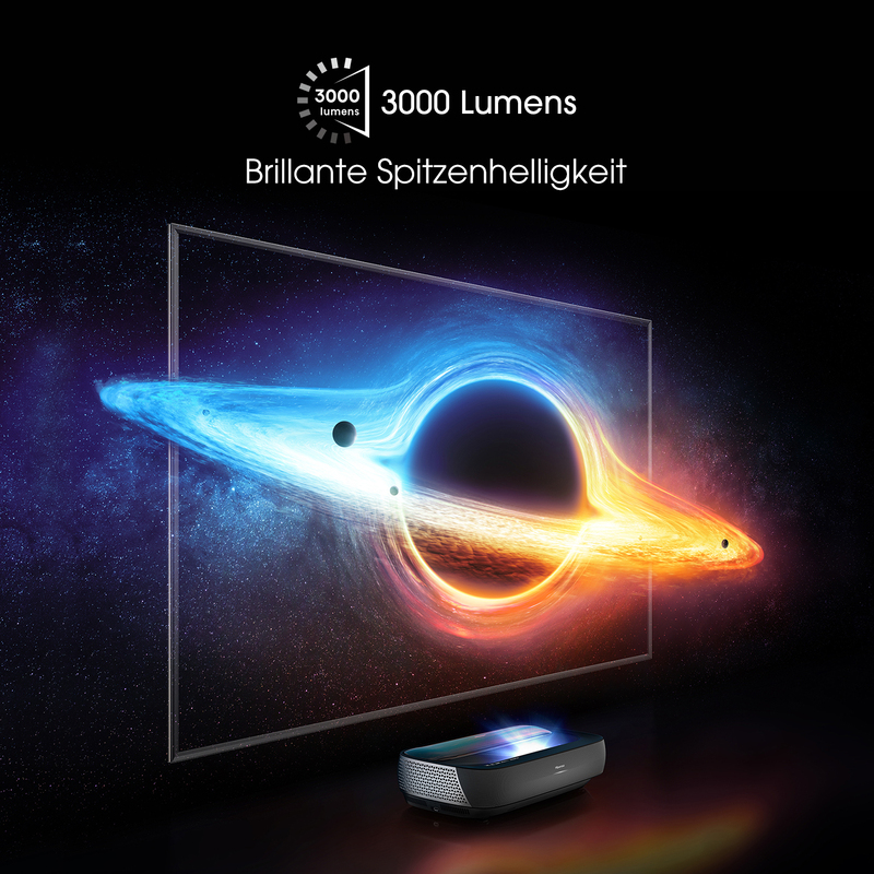 Hisense 120L9 Trichroma Laser TV (Projector with 120-Inch Screen)