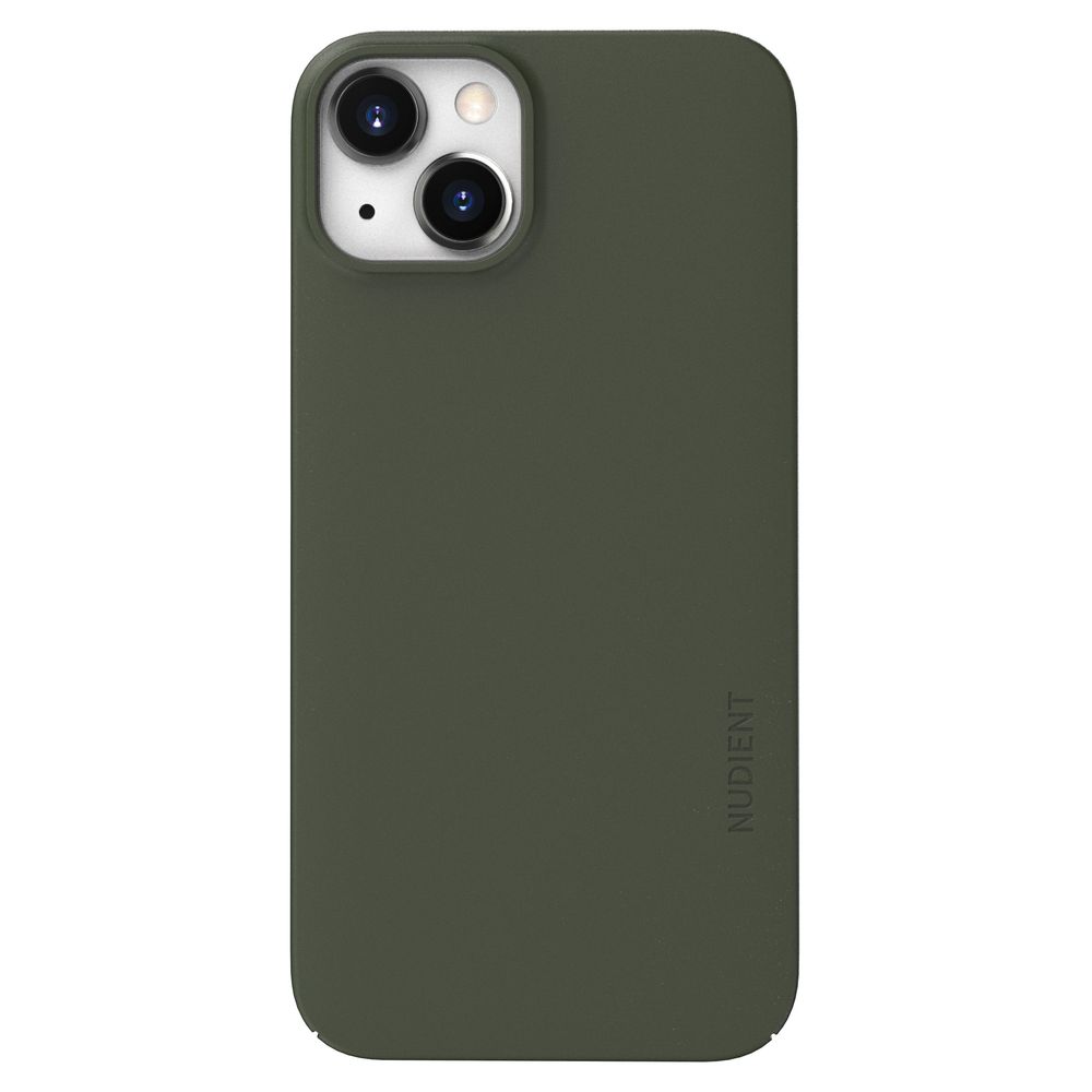 Nudient Thin Case V3 MagSafe Compatible for iPhone 13 - Pine Green