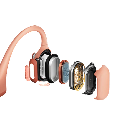 Shokz OpenRun Pro Wireless Neckband Headphones with Mic - Pink