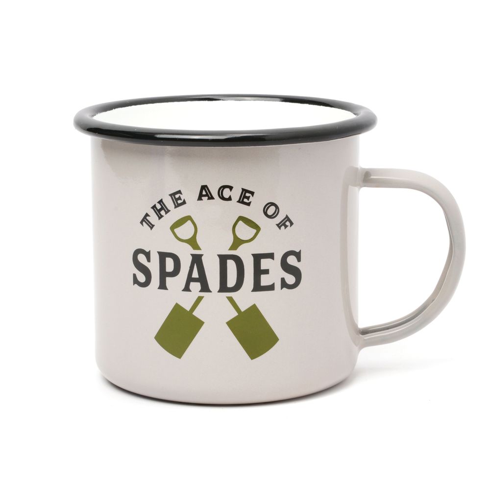 Gentlemen's Hardware Enamel Mug - Ace of Sapces 17 fl.oz/500 ml