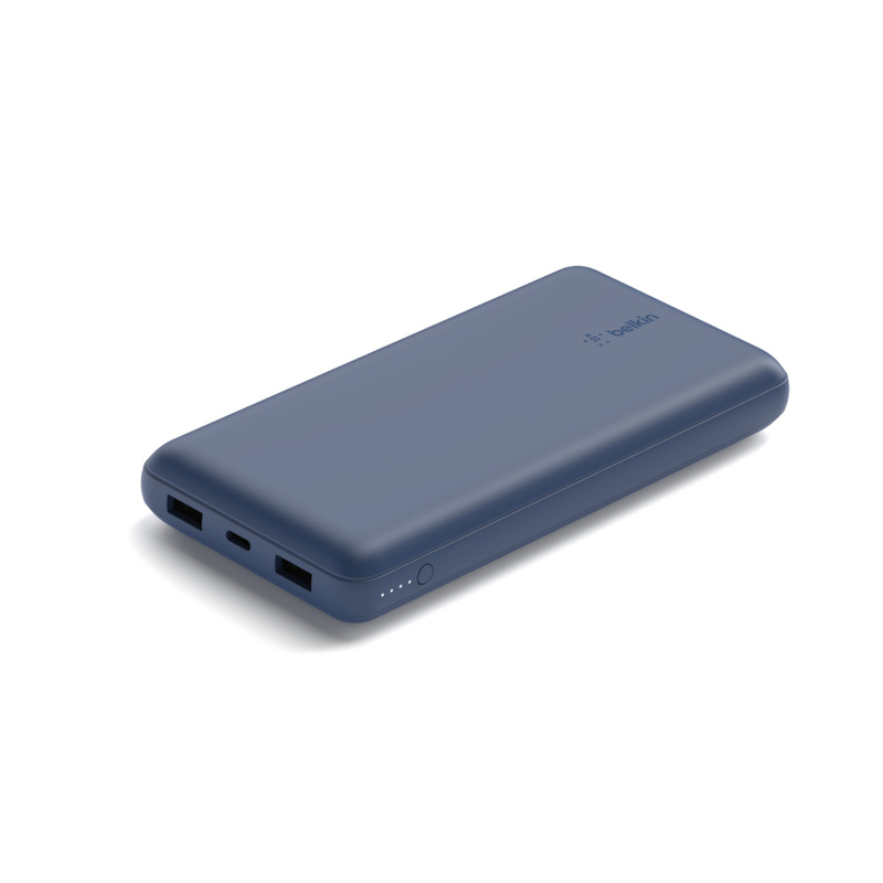Belkin 20K 15W Power Bank (USB-A 2x/USB-C)- Blue