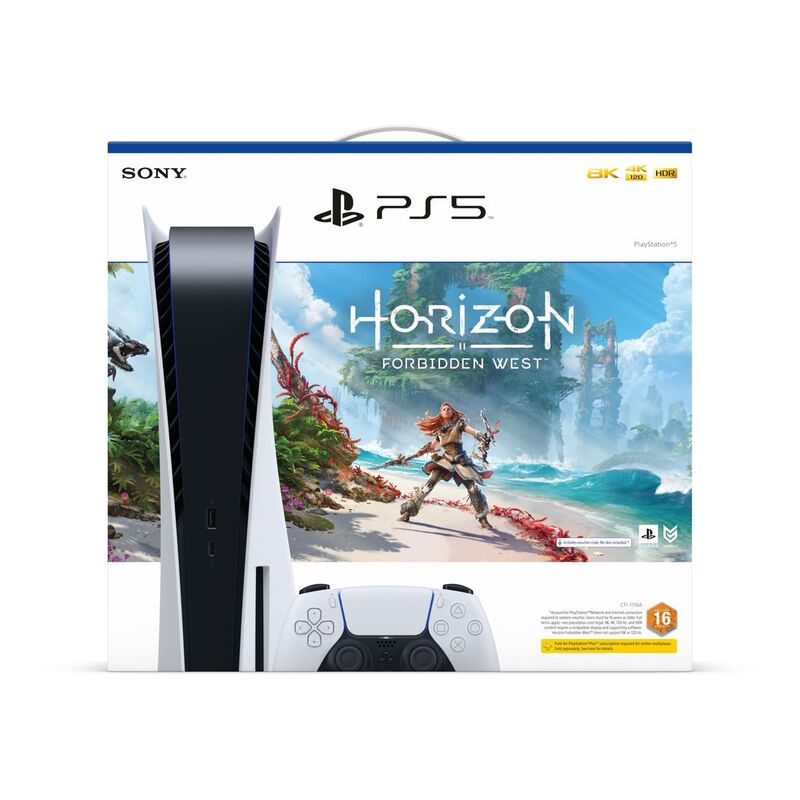 Sony PlayStation PS5 Console + Horizon Forbidden West (Code)