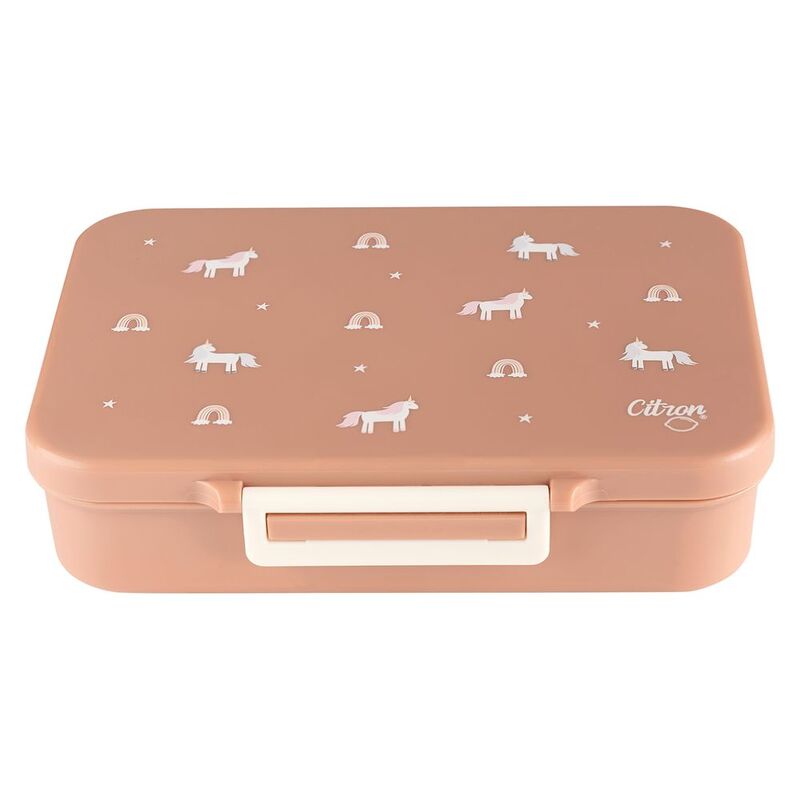 Citron Tritan Lunchbox with 4 Compartments - Unicorn