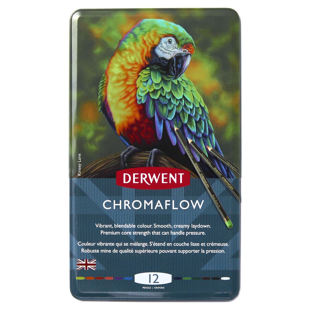 Derwent Chromaflow Pencils Tin (Set of 12)