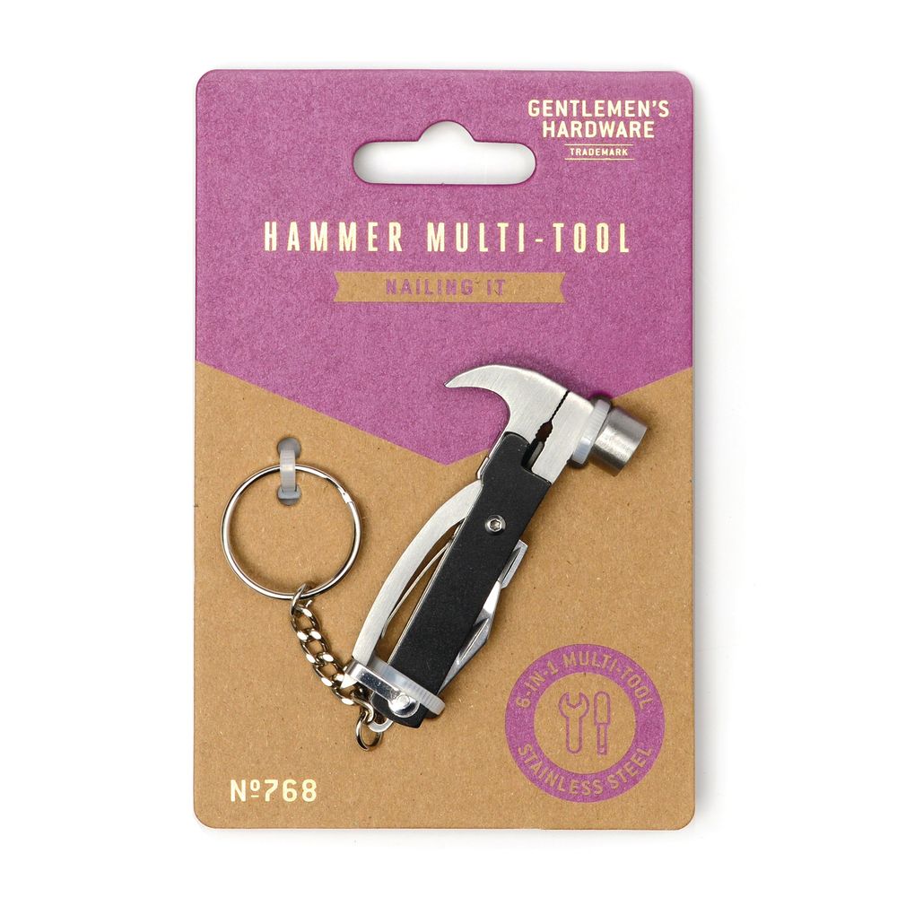 Gentlemen's Hardware 6-in-1 Mini Hammer Multi-Tool