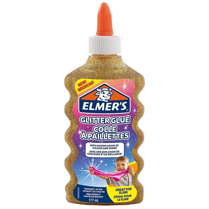 Elmer's Glitter Glue 177 ml - Gold Elmer's Glitter Glue 177 ml - Gold