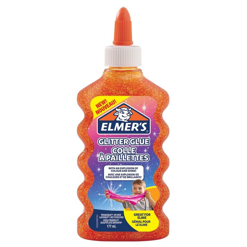 Elmer's Glitter Glue 177 ml - Orange Elmer's Glitter Glue 177 ml - Orange