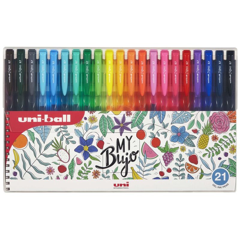 Uniball Signo Gel Ink Pens - 0.4mm Nib - Assorted Colors (Pack Of 8)