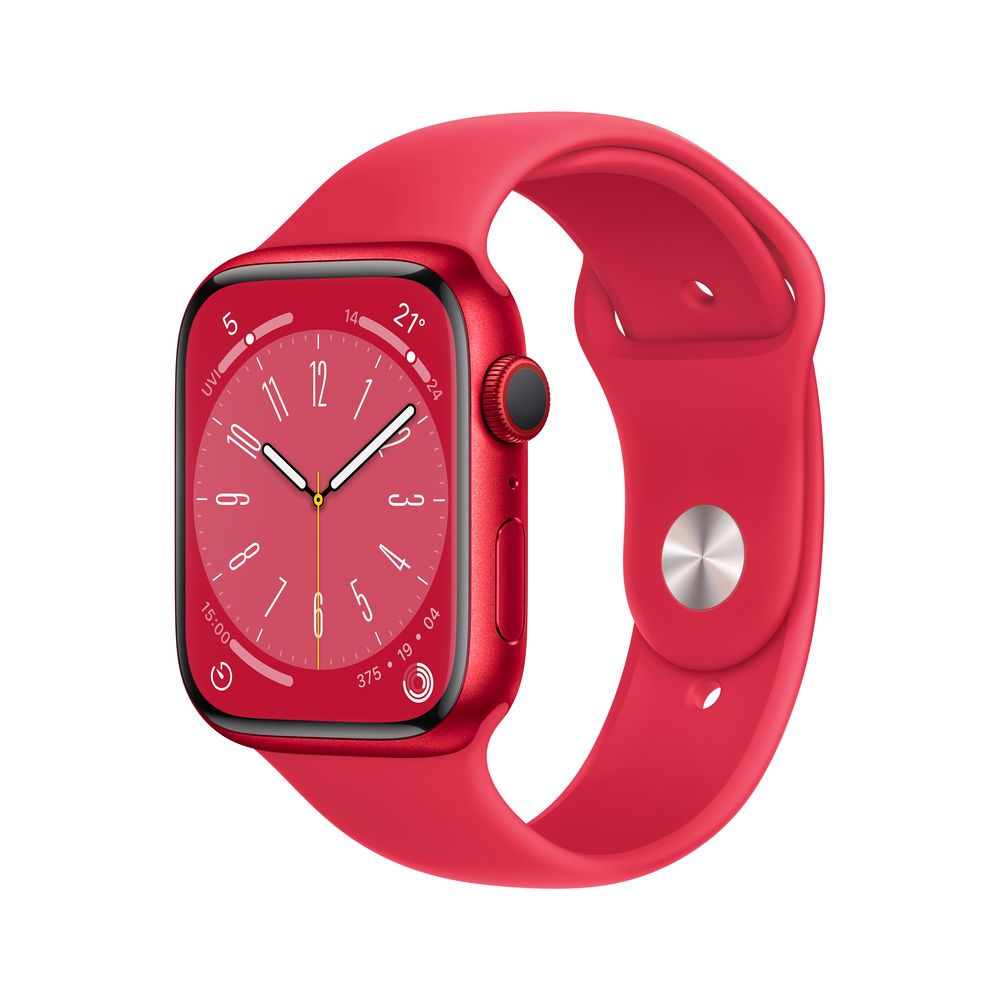 Apple Watch Series 8 GPS + Cellular 45mm (Product) Red Aluminum Case with (Product) Red Sport Band