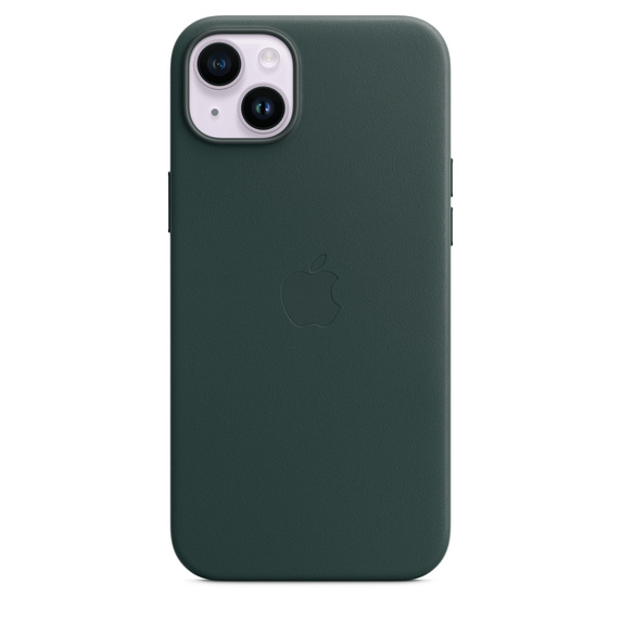 Apple Leather Case with MagSafe for iPhone 14 Plus - Forest Green