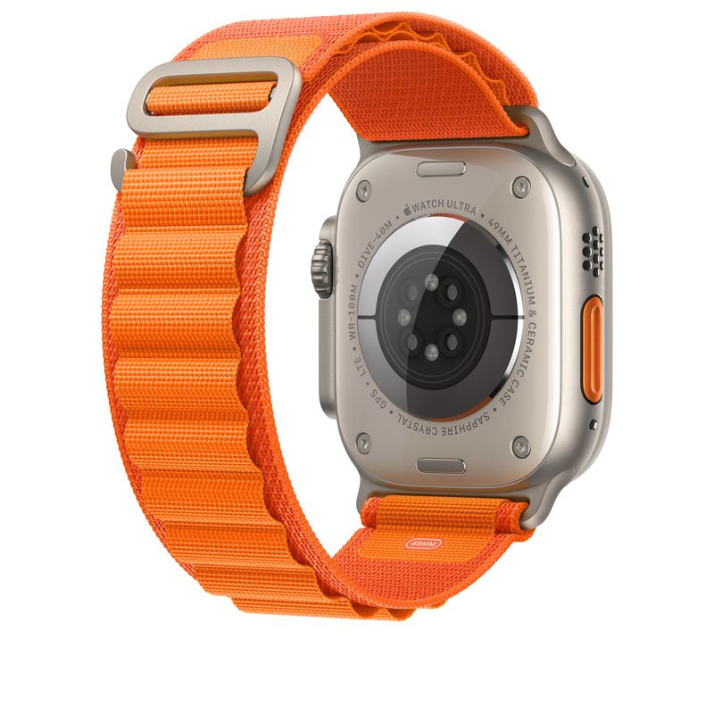 Apple 49mm Alpine Loop for Apple Watch - Orange - Large