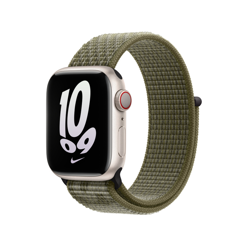 Apple 41mm Nike Sport Loop for Apple Watch - Sequoia/Pure Platinum