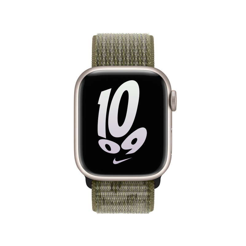 Apple 41mm Nike Sport Loop for Apple Watch - Sequoia/Pure Platinum