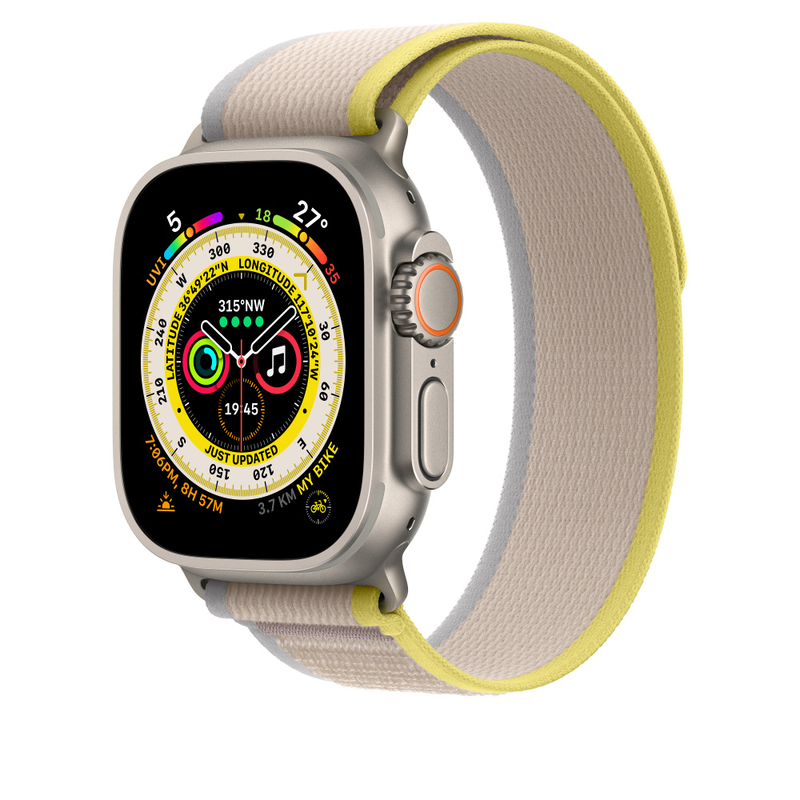 Apple 49mm Trail Loop for Apple Watch - Yellow/Beige - M/L