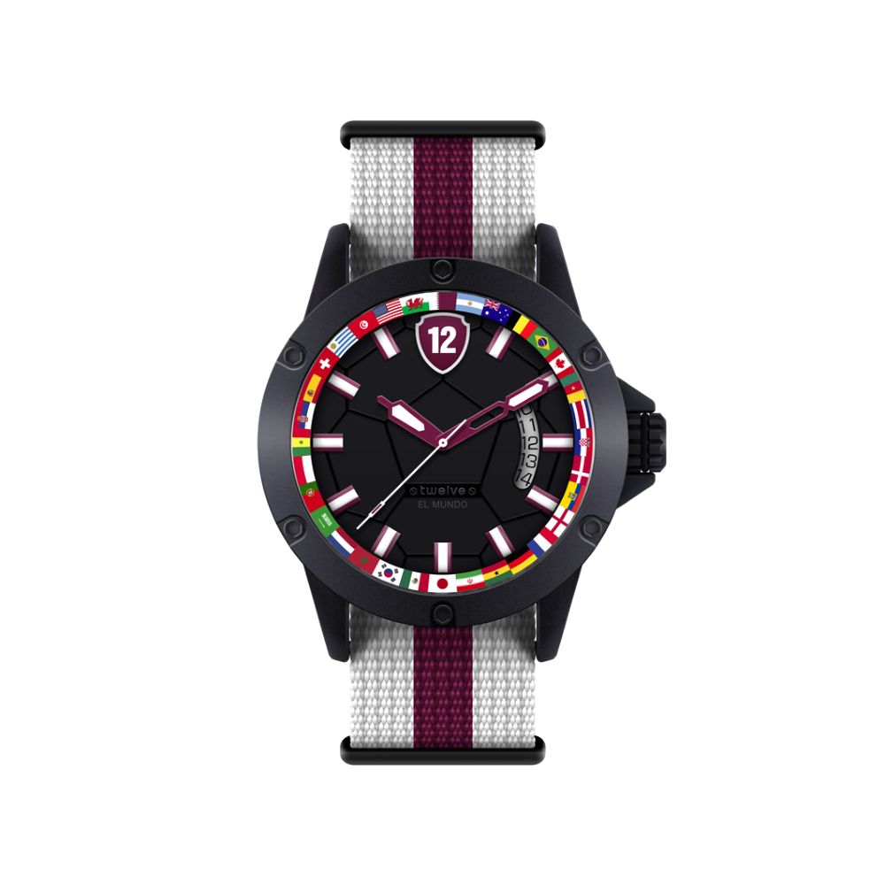 Twelve WINT1L World Cup International Themed Unisex Wristwatch - Large - 44mm