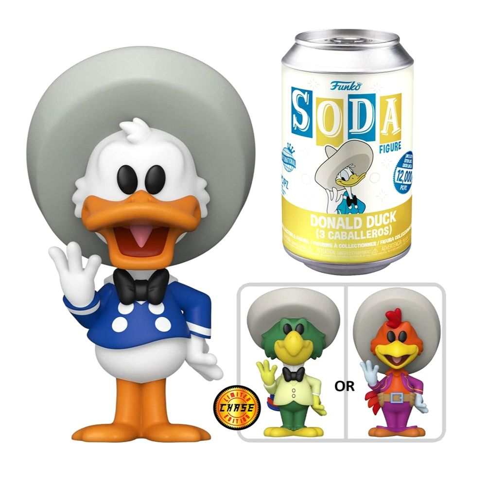 Funko Pop! Vinyl Soda Disney Donald Duck 3 Caballeros 4.25-Inch Vinyl Soda Figure (with chase*)
