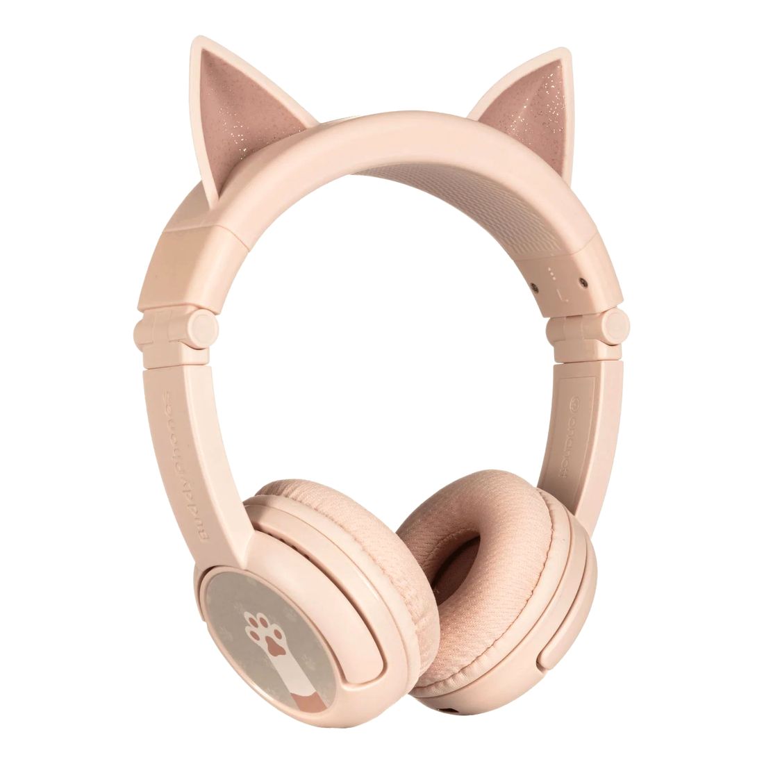 BuddyPhones Playears+ Cat Wireless HeadPhones - Cream