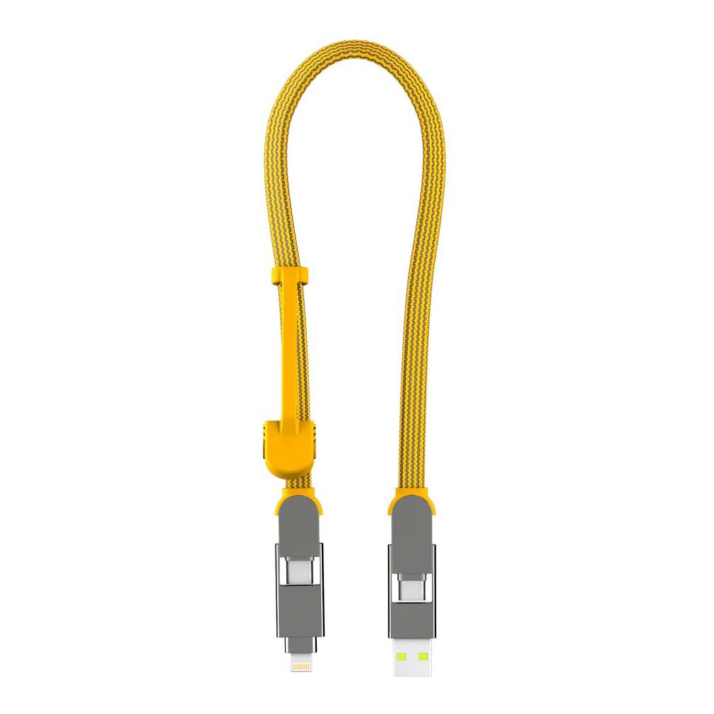 Rolling Square inCharge XL - 6 In 1 100W Cable 30cm - Yellow