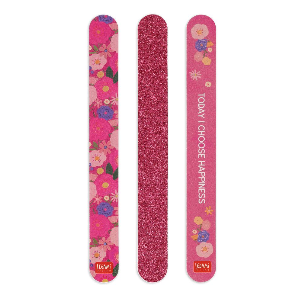 Legami Nail Files - Nails Before Males - Flowers (Set Of 3)