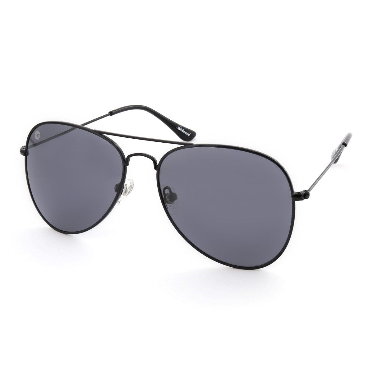 Knockaround Black/Smoke Mile Highs Unisex Sunglasses