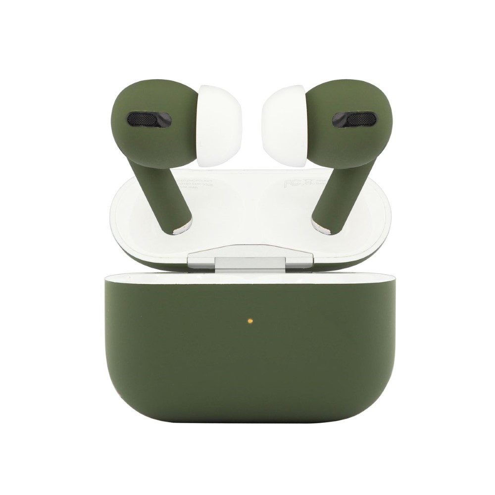 Apple AirPods Pro Pro Noise-Cancelling Earphones with Wireless Charging Case - Matte Green