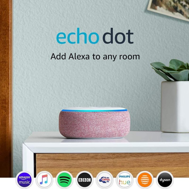 Amazon Echo Dot Plum Limited Edition Smart Speaker With Alexa (3rd Gen)