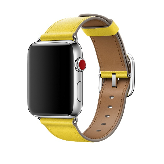 Apple Classic Buckle 42mm Spring Yellow (Compatible with Apple Watch 42/44/45mm)