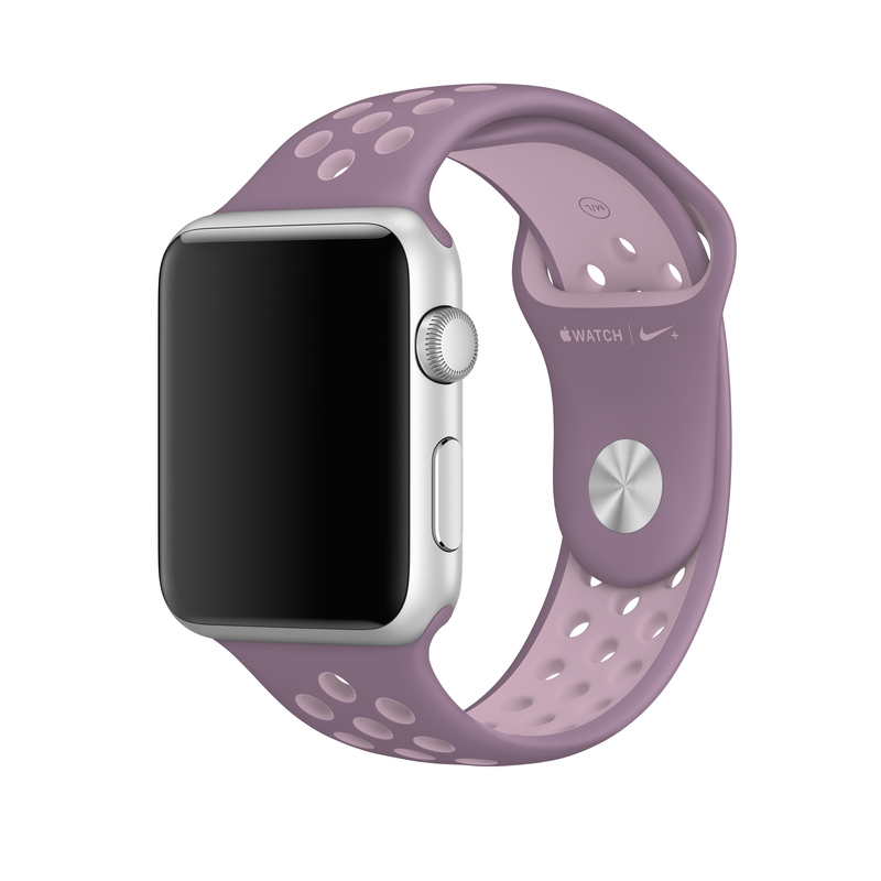 Apple Violet Dust/Plum Fog Sport Band S/M & M/L For Apple Watch Nike+ 42mm (Compatible with Apple Watch 42/44/45mm)