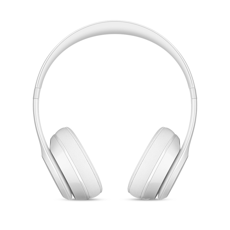 سماعة رأس سولو 3 لاسلكية داخل الأذن من بيتس، لون أبيض لامع